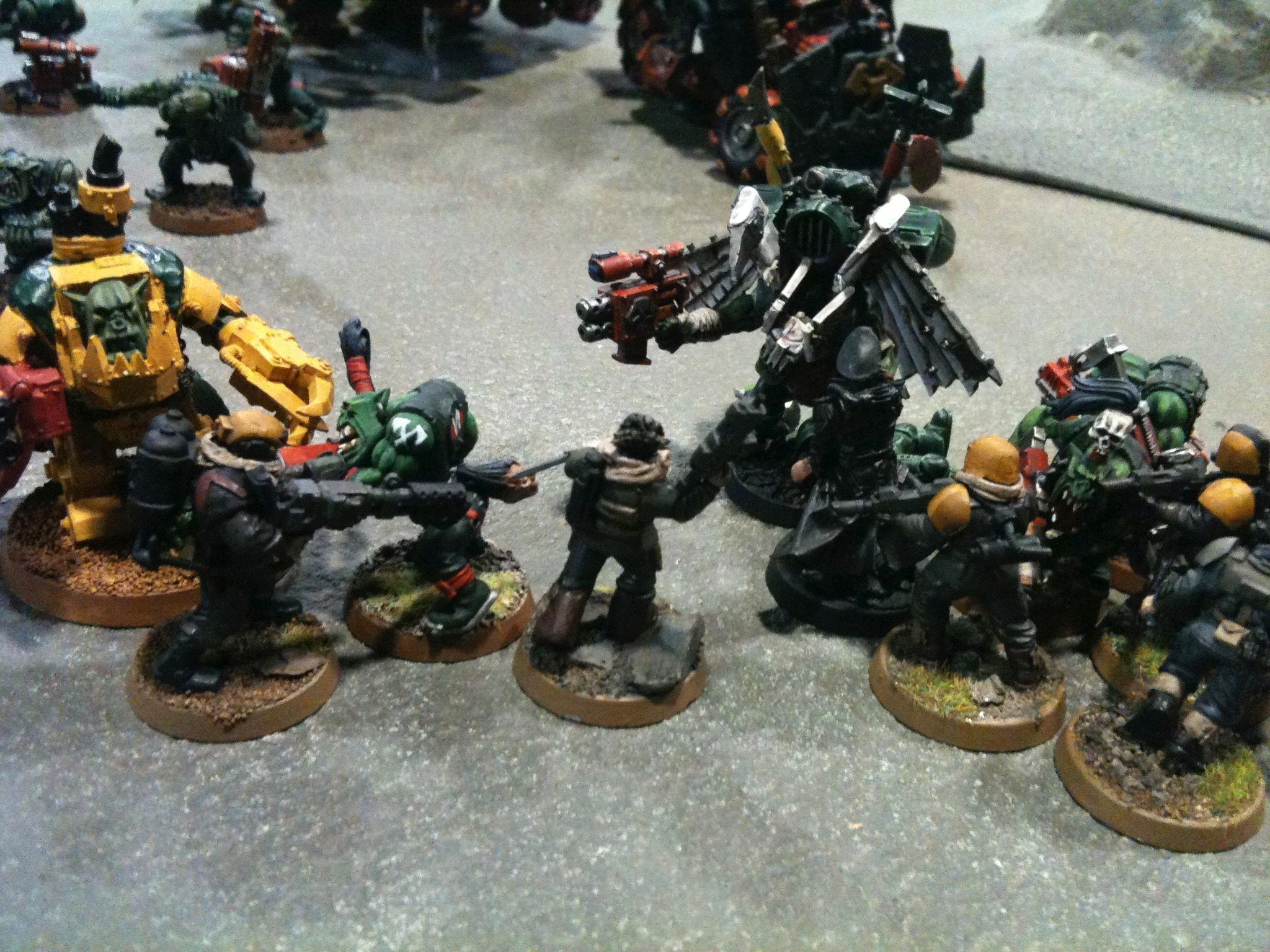 Battle Report, Da Ork Angelz, Imperial Guard, Orks Ork vs IG 1000 2
